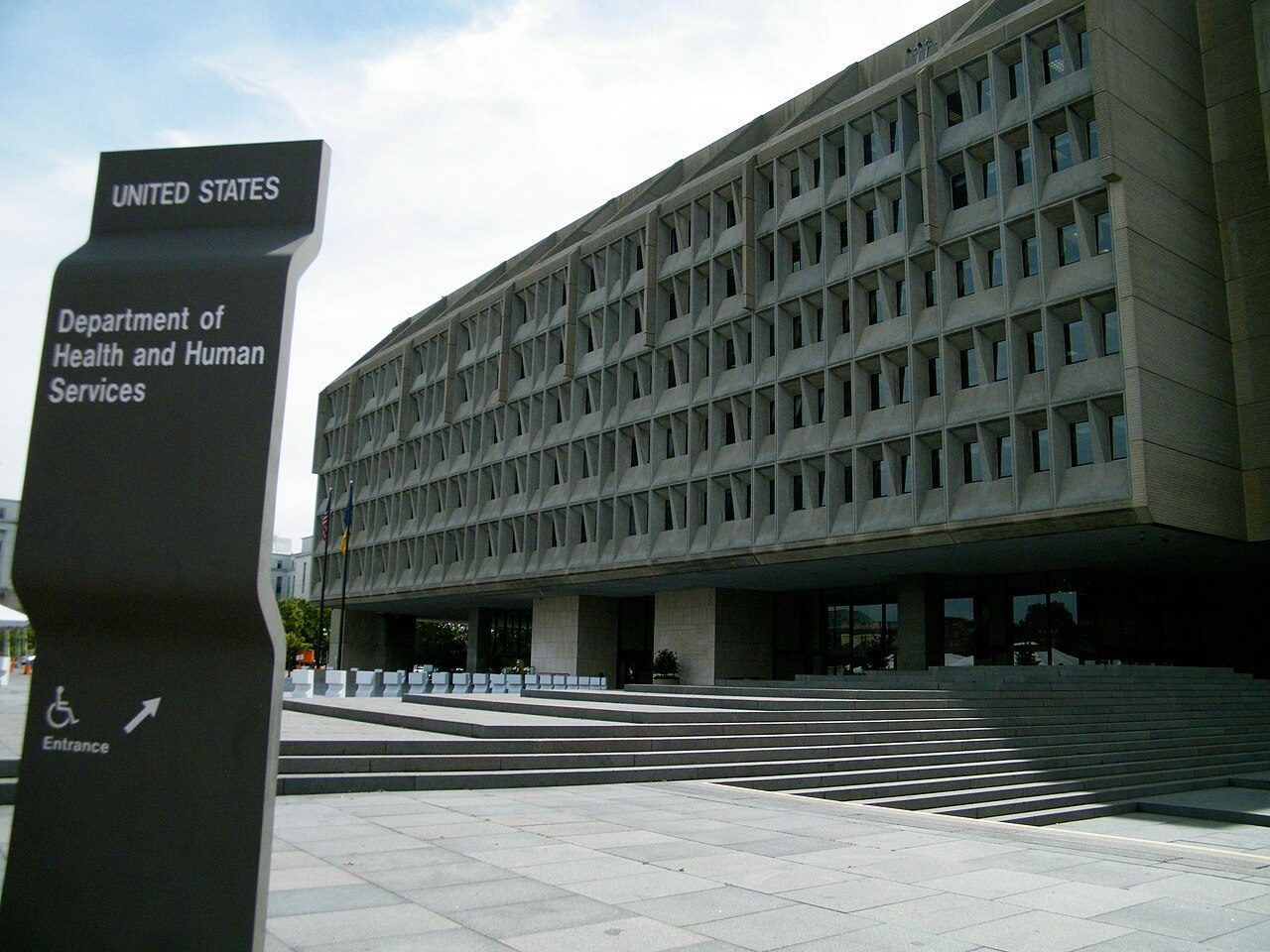 The U.S. Department of Health and Human Services headquarters building in Washington, D.C.
