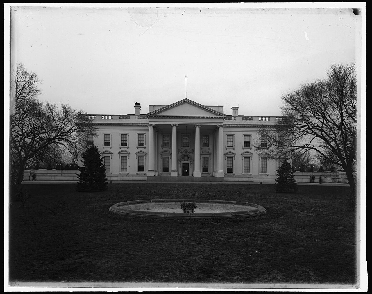 The North Portico of the White House.