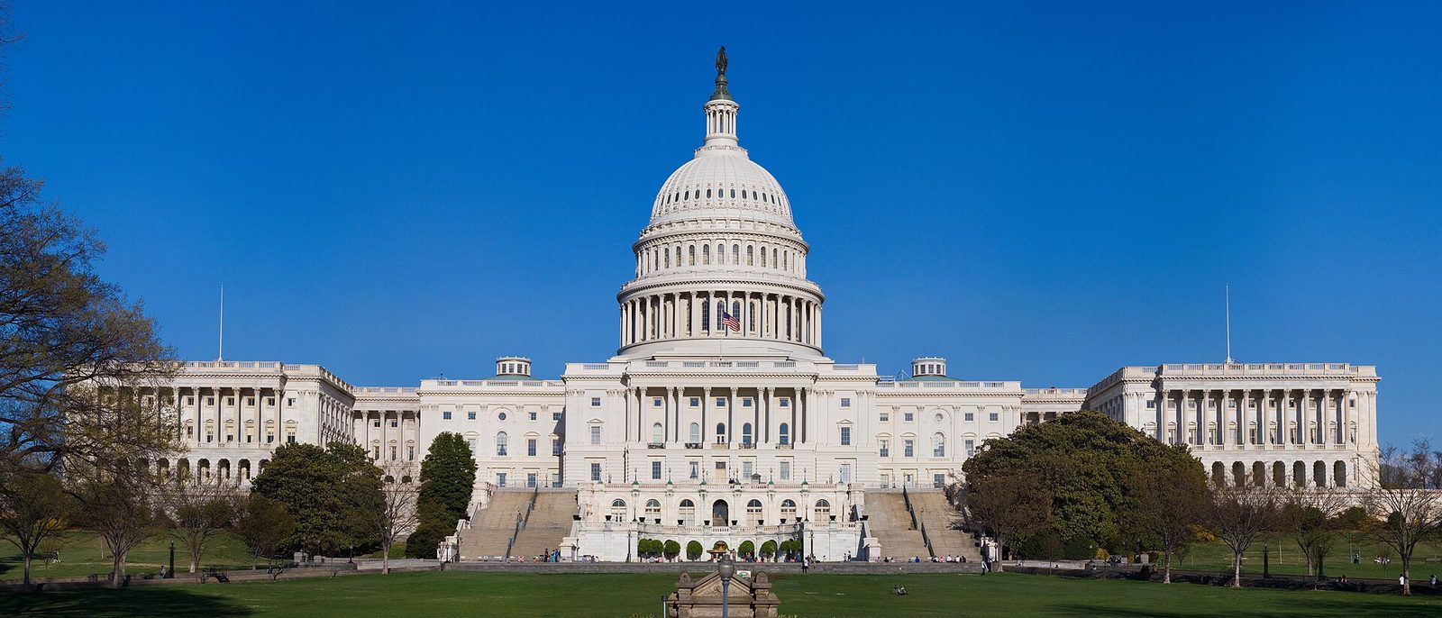 The western front of the United States Capitol, seat of the U.S. Congress, Washington, D.C.