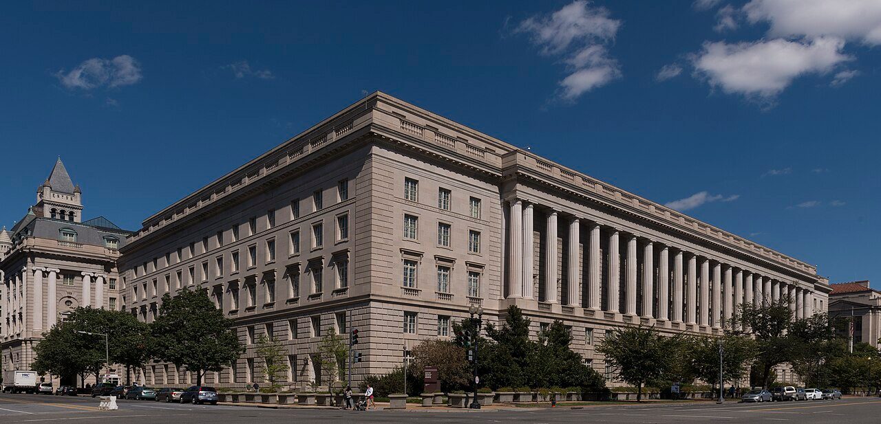 Internal Revenue Service Building in the Federal Triangle, Washington, D.C.