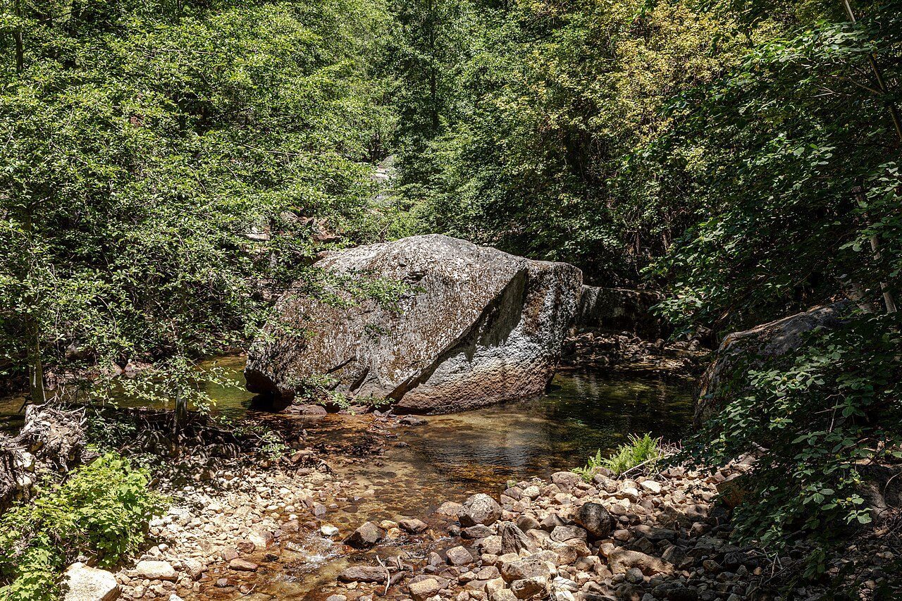 Yosemite Valley and Tenaya Creek in Yosemite National Park, California