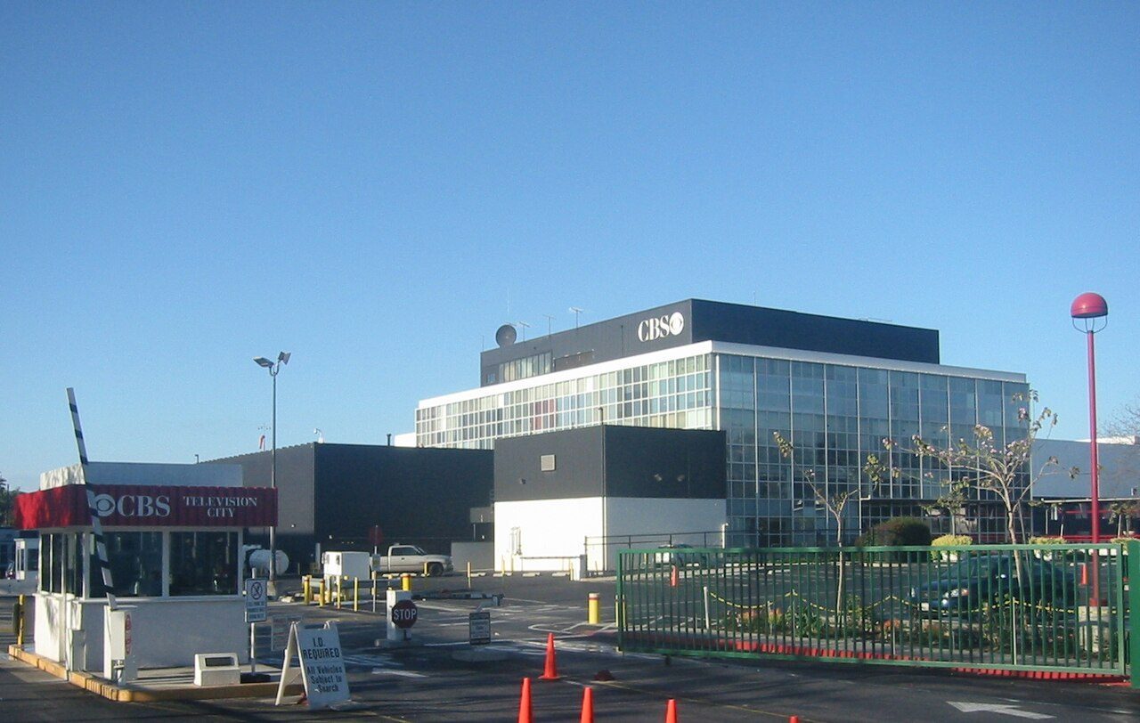 CBS Television City broadcast complex in the Fairfax District of Los Angeles.