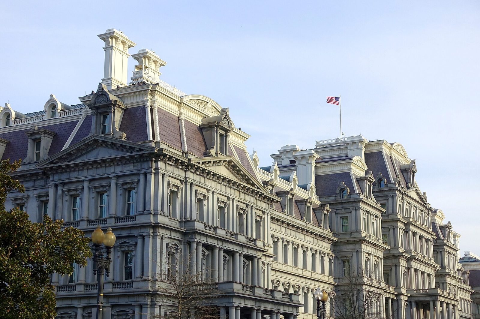 The Eisenhower Executive Office Building, home of the White House Office of Management and Budget, in Washington, D.C.