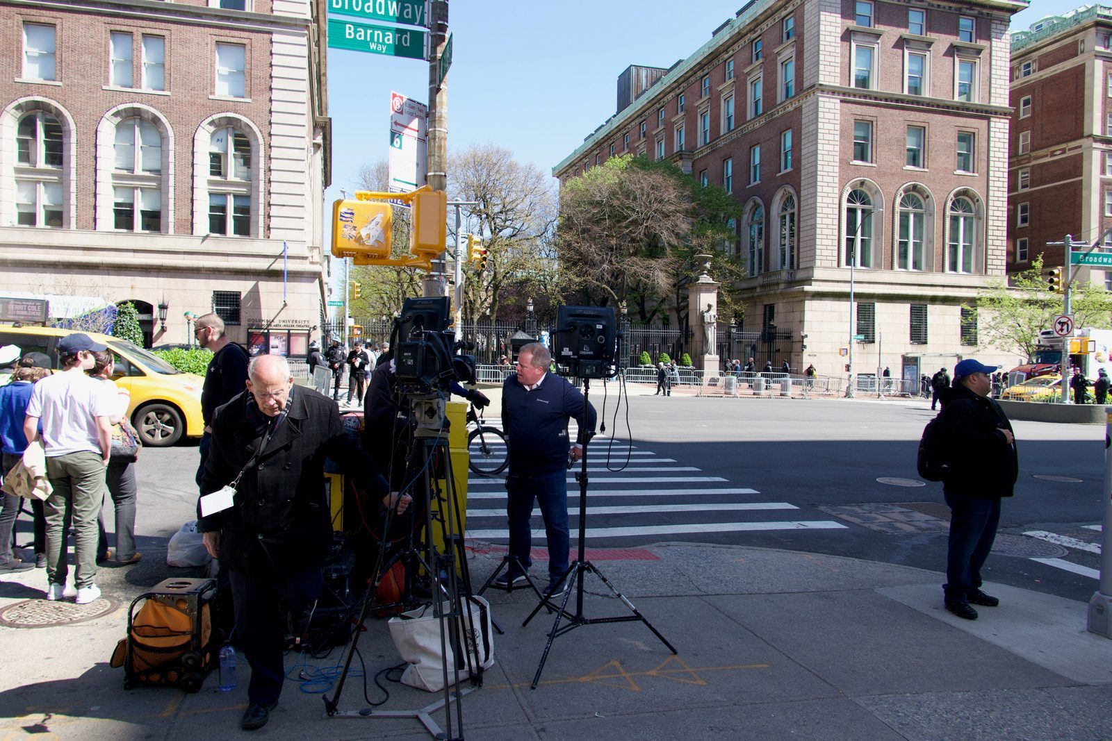 Pro-Palestinian protest encampment at Columbia University, April 2024